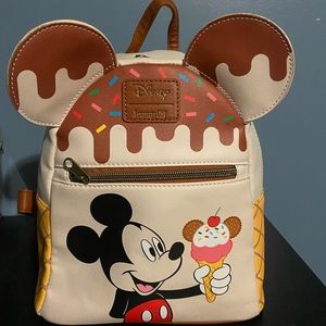 Loungefly Disney Mickey Mouse Ice Cream Mini Backpack